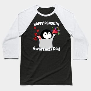 Penguin Awareness Day (20th January) Baseball T-Shirt